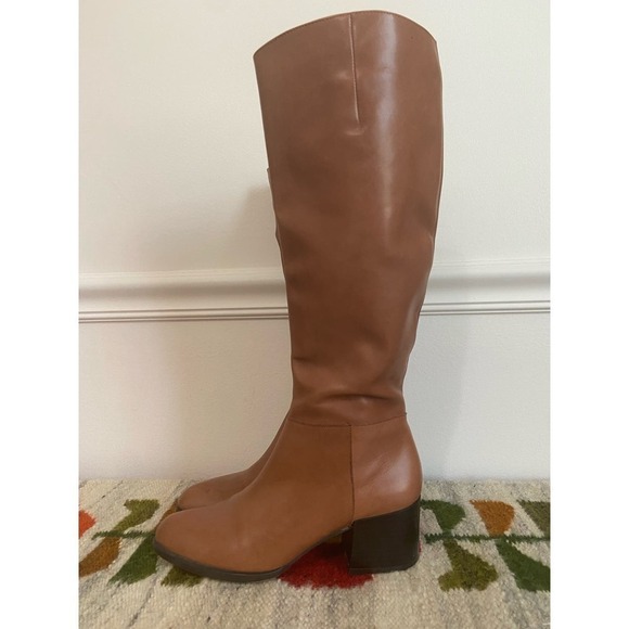 Sam Edelman Joelle Boots mid brown  knee high size 7.5 - Picture 7 of 13